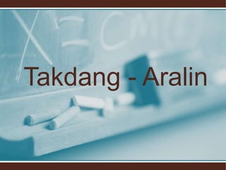 Takdang - Aralin
 