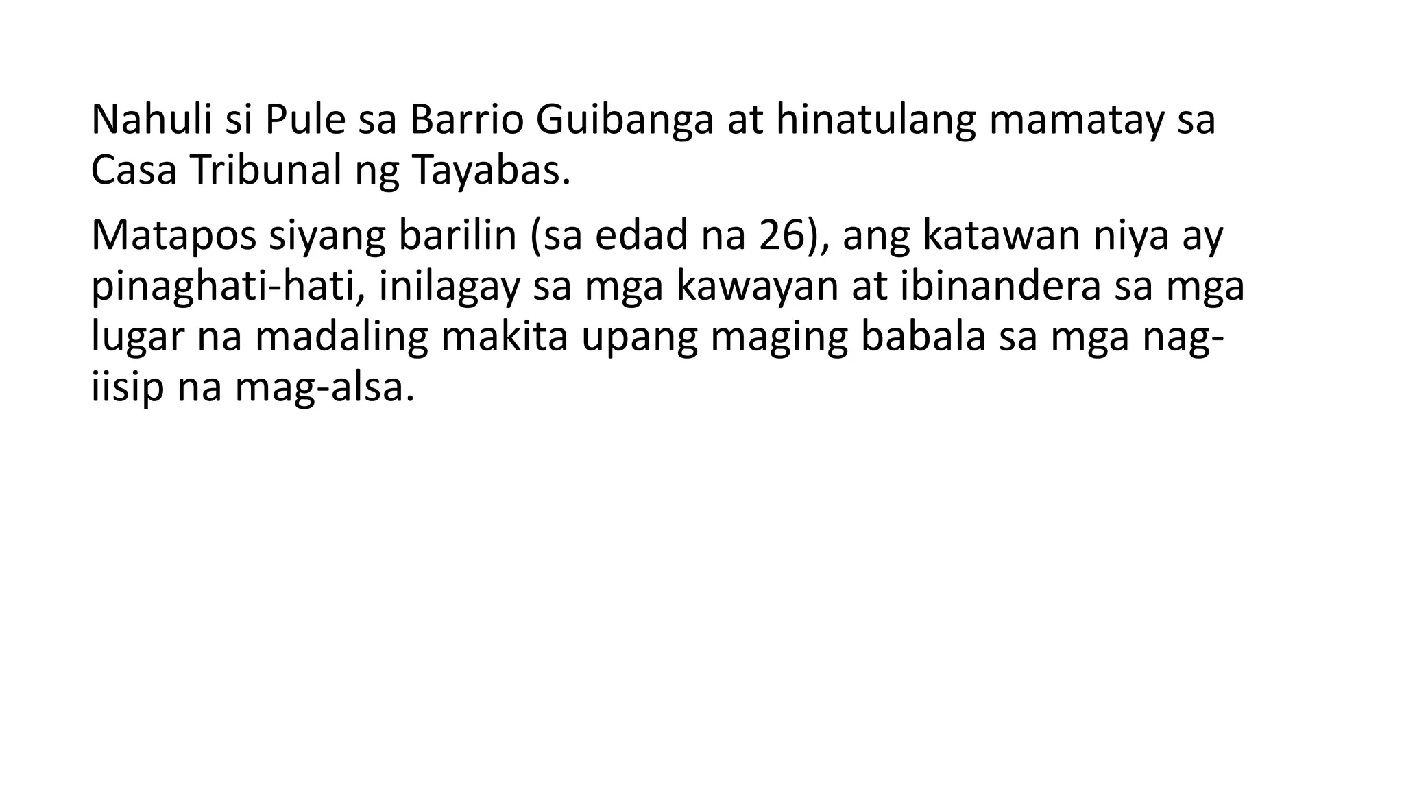 Pag aalsa sa san jose | PPTX