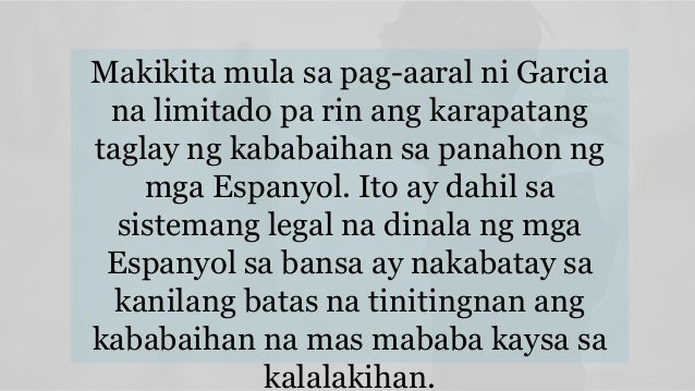 Gender Role Ng Mga Kalalakihan Sa Panahon Ng Amerikano