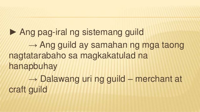 Pag Usbong Ng Mga Bayan At Lungsod