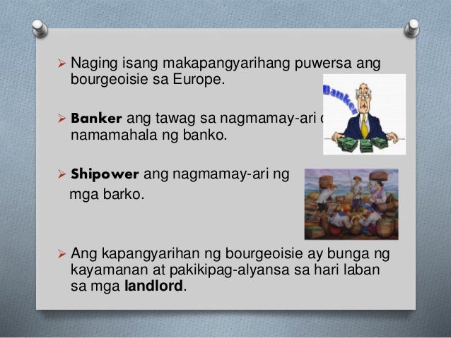 Saan Nagmula Ang Kapangyarihan Ng Bourgeoisie