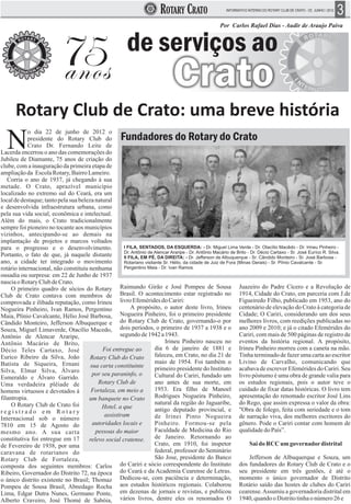 Fundadores do Rotary do Crato
 