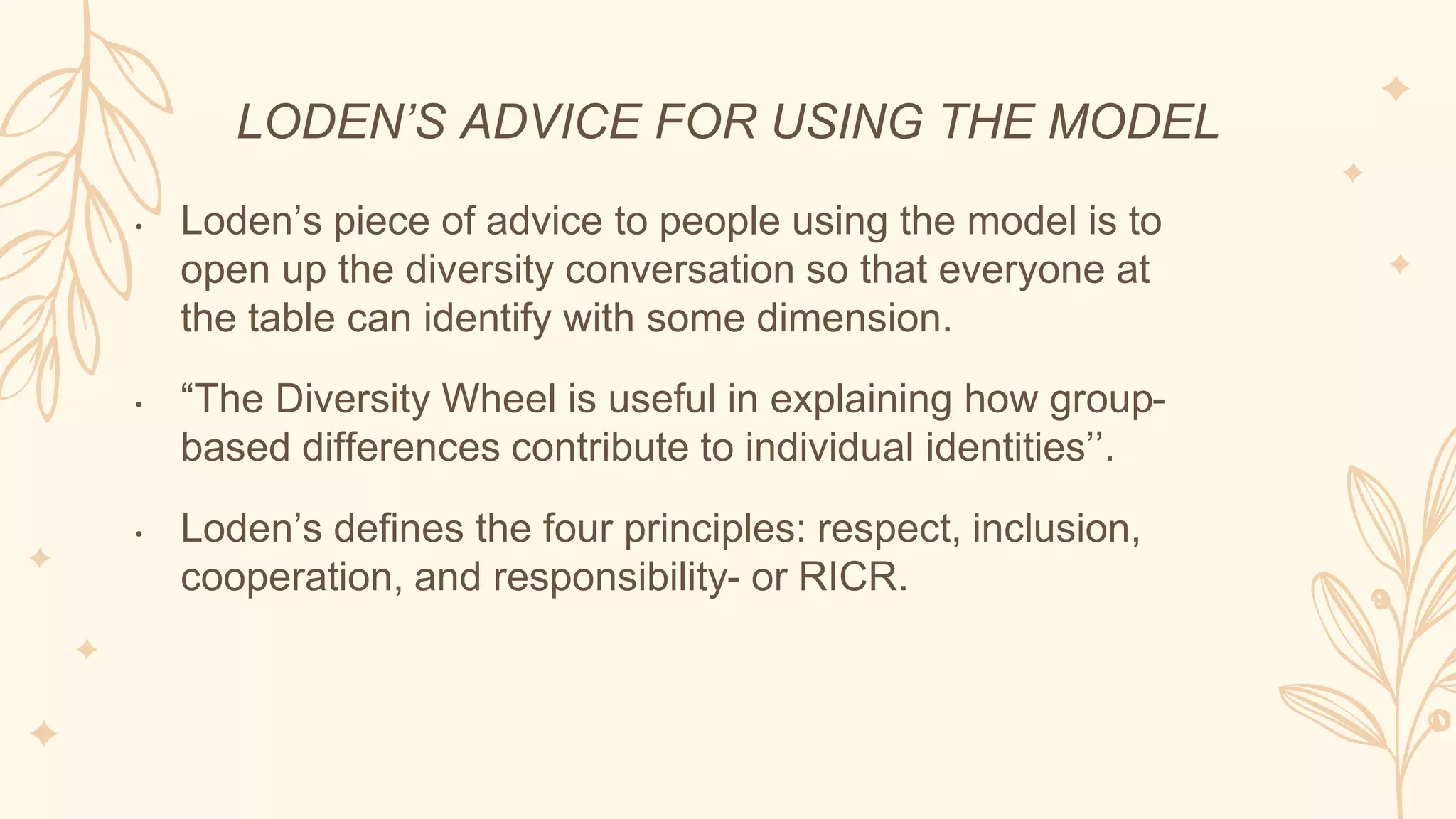 LODENS WHEEL OF DIVERSITY.pptx