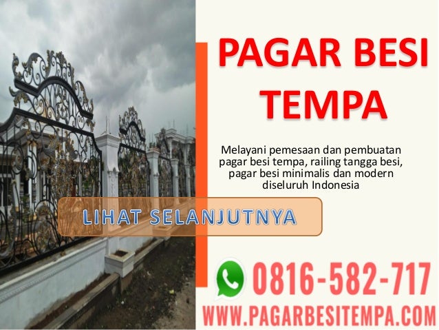  Harga  Pagar  Besi Minimalis  Di Jogja  Content