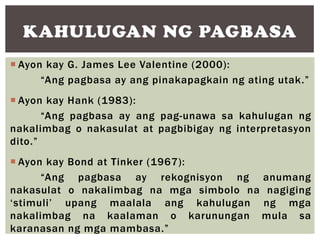 Pagbasa