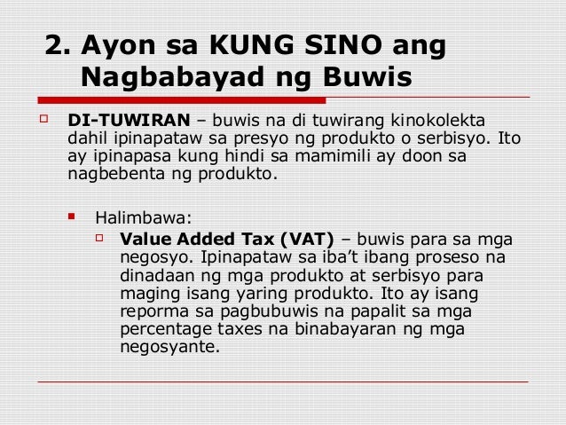 Halimbawa Ng Sales Tax