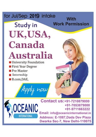 study in USA/UK