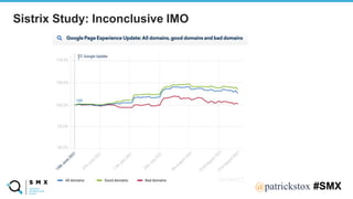 @SPEAKERNA@patrickstox #SMX
Sistrix Study: Inconclusive IMO
 