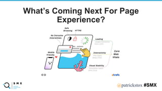 @SPEAKERNA@patrickstox #SMX
What’s Coming Next For Page
Experience?
 