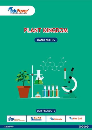 Plant Kingdom - Biology Handwritten Notes