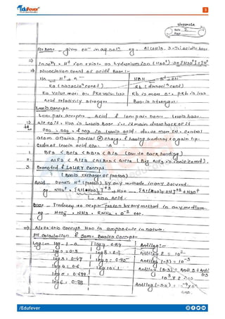 Ionic Bond - Chemistry Handwritten Notes | PDF