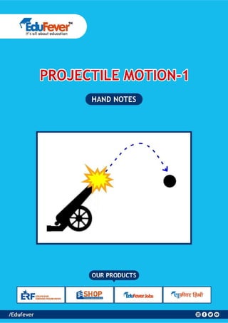 Projectile Motion - Physics Handwritten Notes