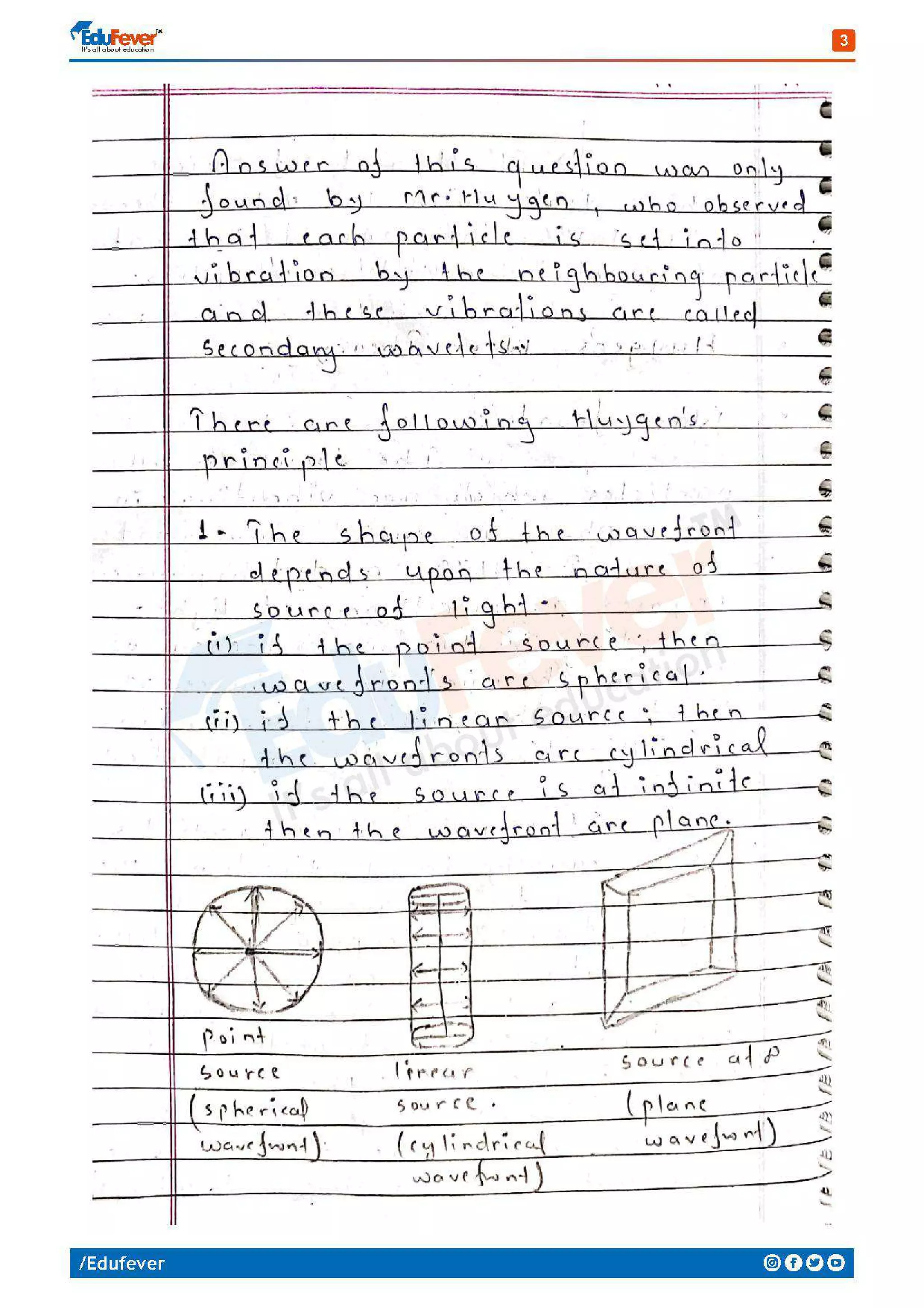 Wave Physics Handwritten Notes Pdf