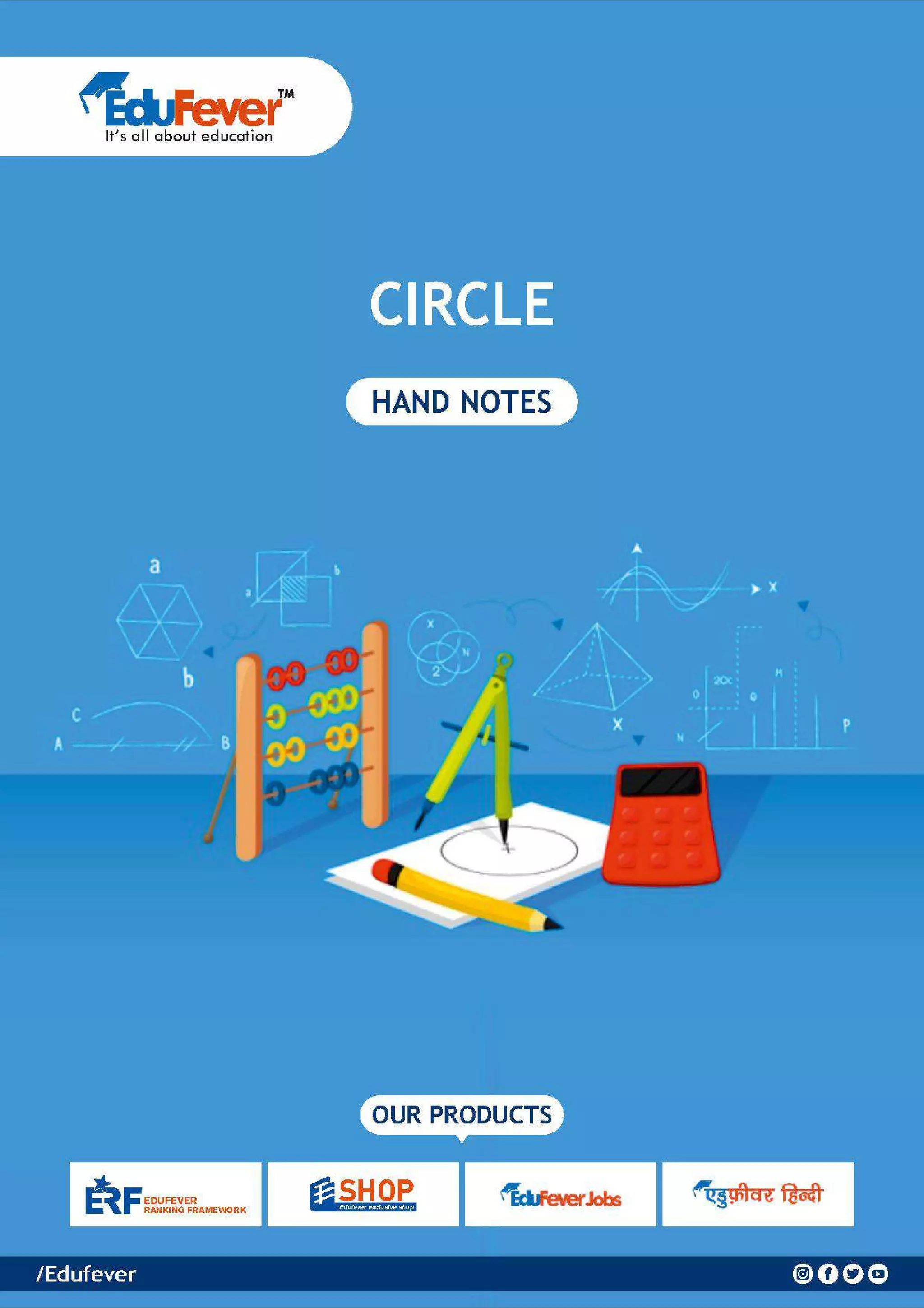 Circle - Mathematics Handwritten Notes