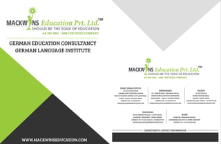 Our presence in - Mackwins Education
