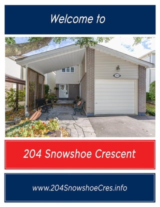 New Listing 204 Snowshoe Crescent By Bogdan Naie