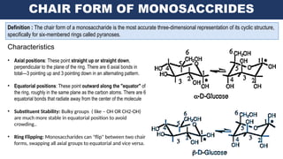 Bulky Form Understanding Chair Forms and Mutarotation in Monosaccharides | PPTX