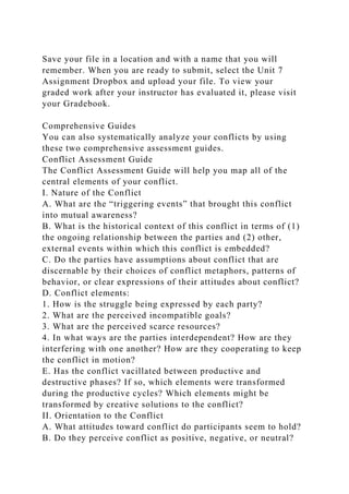 P a g e 1 CM310 Communication and Conflict Unit .docx
