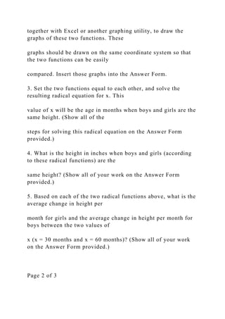Page 1 of 3 MATH133 Unit 4 Functions and Their Graphs .docx