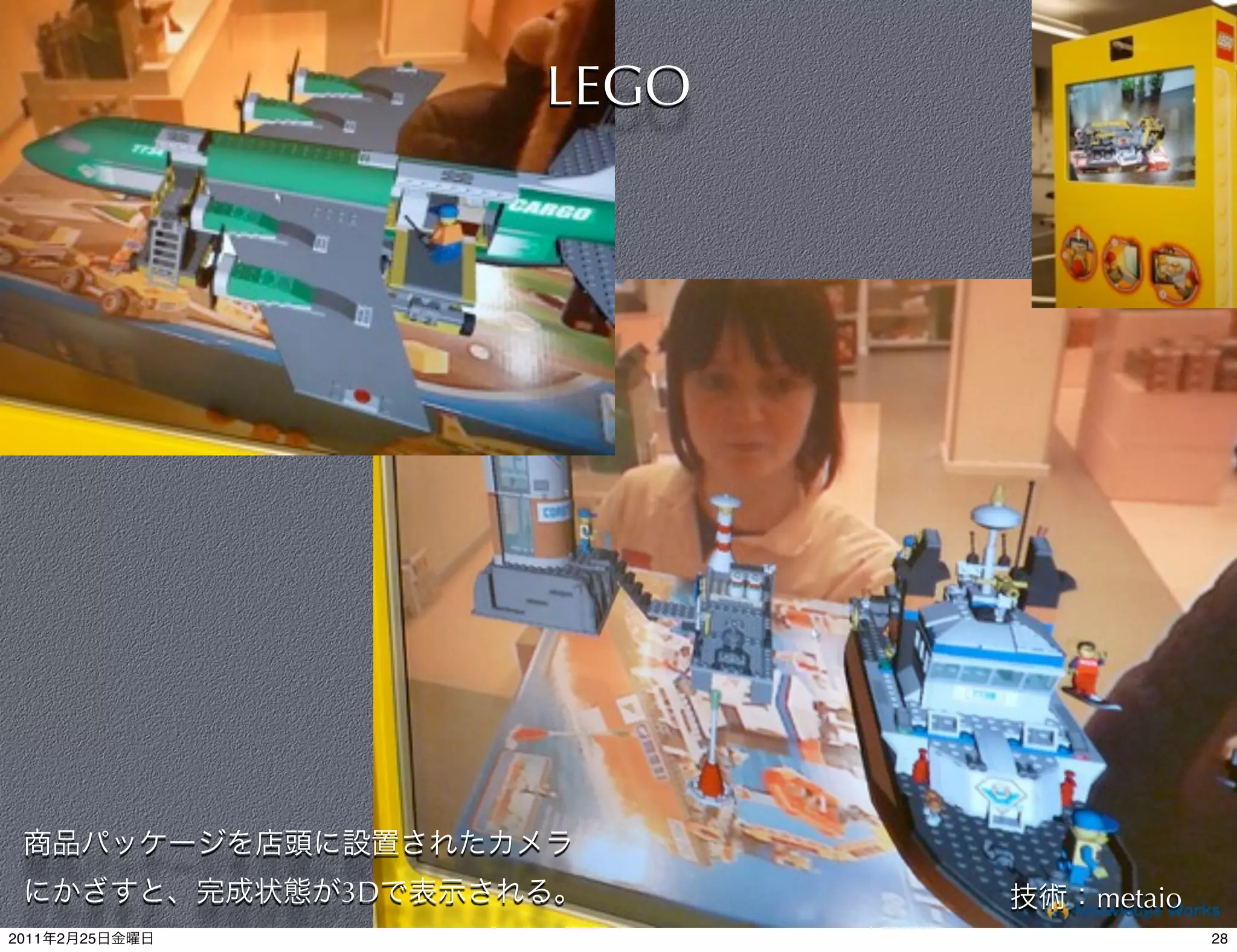 LEGO




                3D          metaio
2011   2   25                        28
 