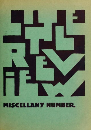 MISCELLANY NUMBER. 

 