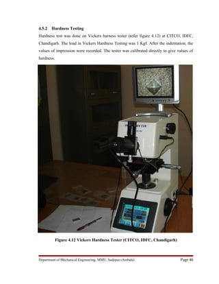 Fsw Collier Testing Center FSW of AL alloys | DOC