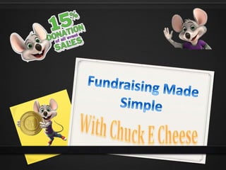 Discover what Chuck E. Cheese can do for you!