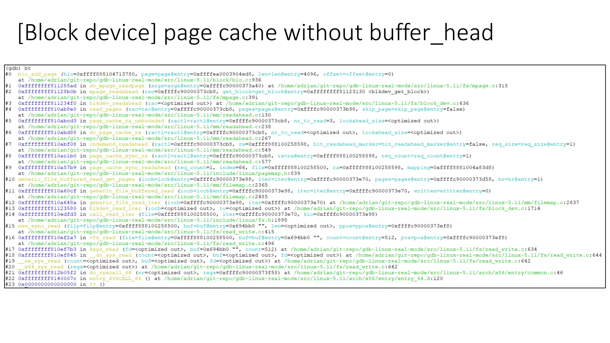 [Block device] page cache without buffer_head
 