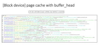 [Block device] page cache with buffer_head
 