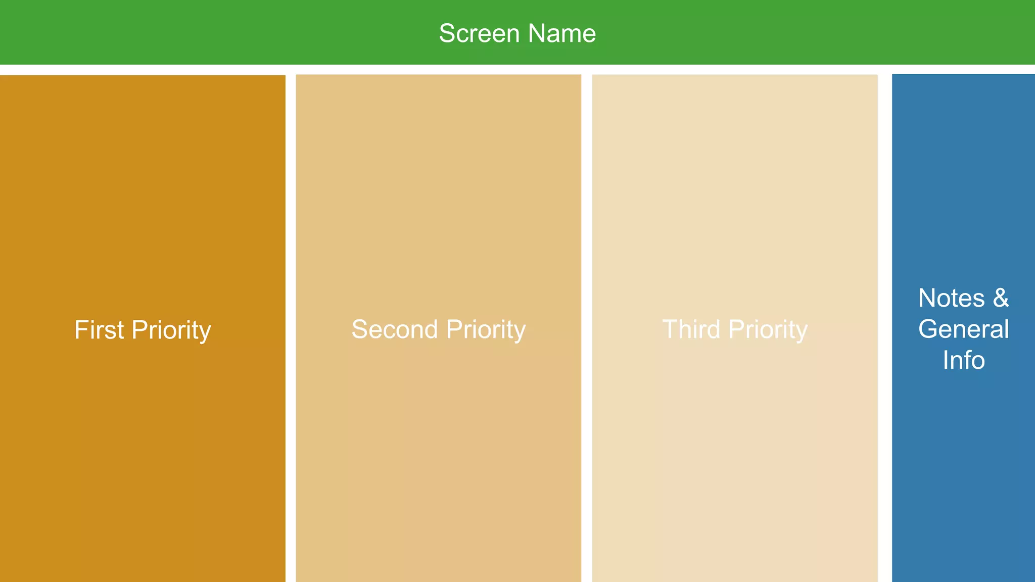Designs, sketches, or wireframesComponents PDDs should cover the following:Design elements