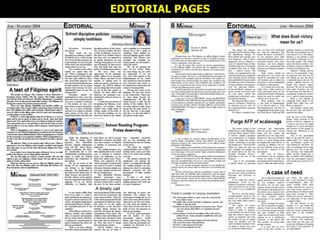 EDITORIAL PAGES
 