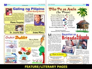 FEATURE/LITERARY PAGES
 