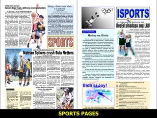 SPORTS PAGES
 