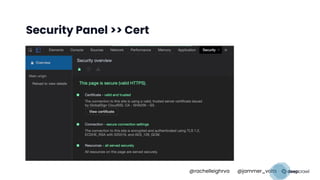 Security Panel >> Cert
@rachelleighrva @jammer_volts
 
