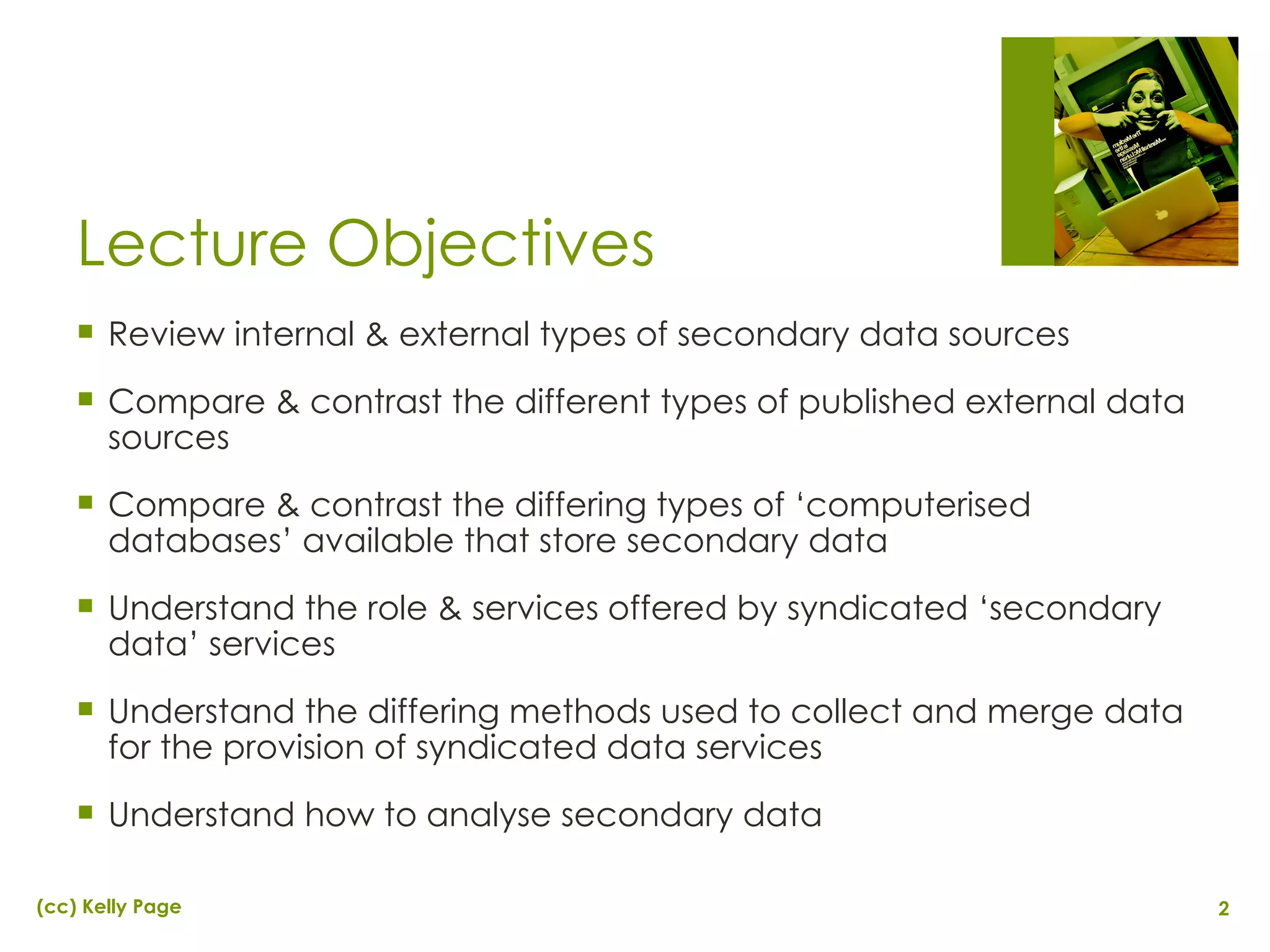 External Secondary Data Sources | PPT