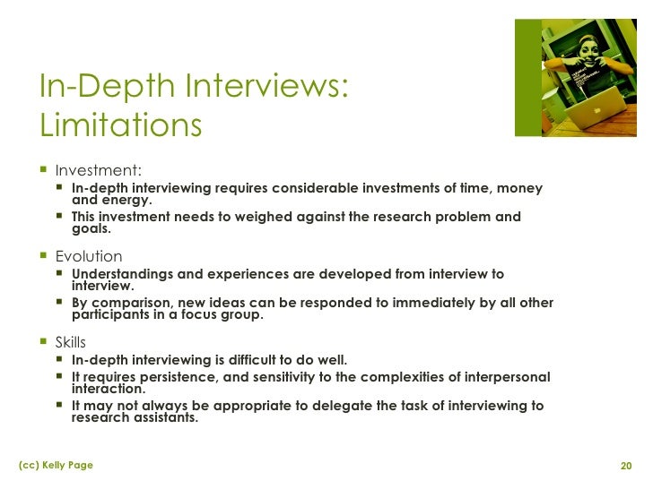 indepth interviewing