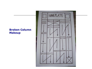 Broken Column
Makeup
 