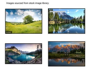 Images sourced from stock image library:
 