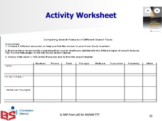 Activity Worksheet 