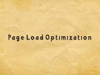 Page load optimization