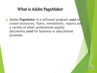 Pagemaker7.0 layout | PPTX