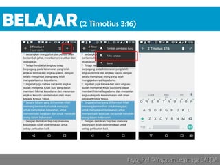 #ayo_PA! © Yayasan Lembaga SABDA#ayo_PA! © Yayasan Lembaga SABDA
BELAJAR(2 Timotius 3:16)
 