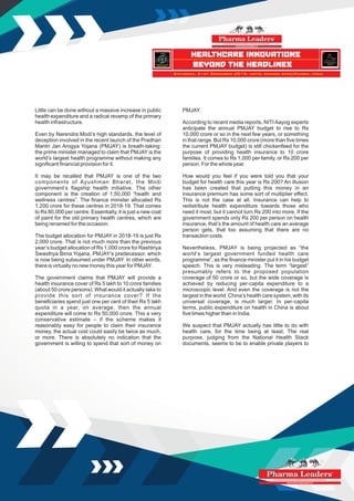 Pharma Leaders - Innovations