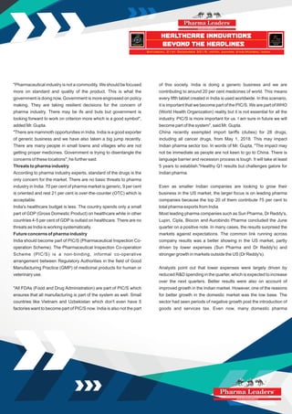 Pharma Leaders - Innovations & Innovators