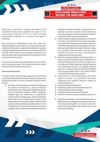 Pharma Leaders - Innovations & Innovators