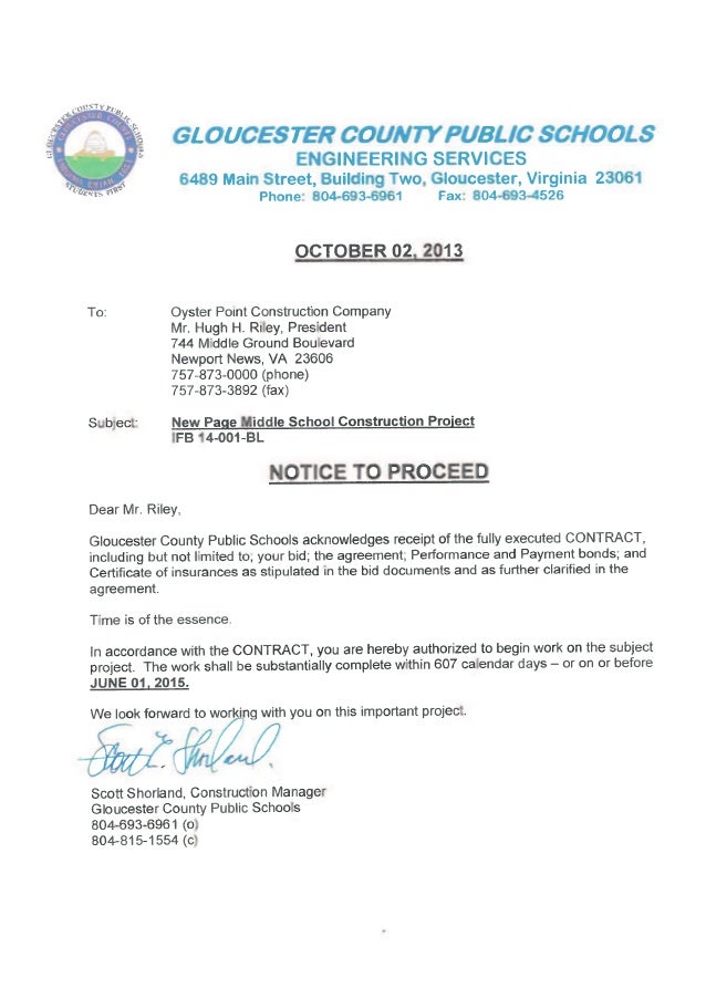 letter of intent not to