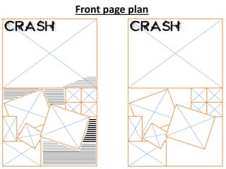 Front page plan
 