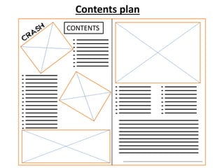 CONTENTS
Contents plan
 