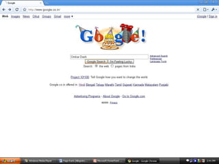 Google Page Rank Algorithm