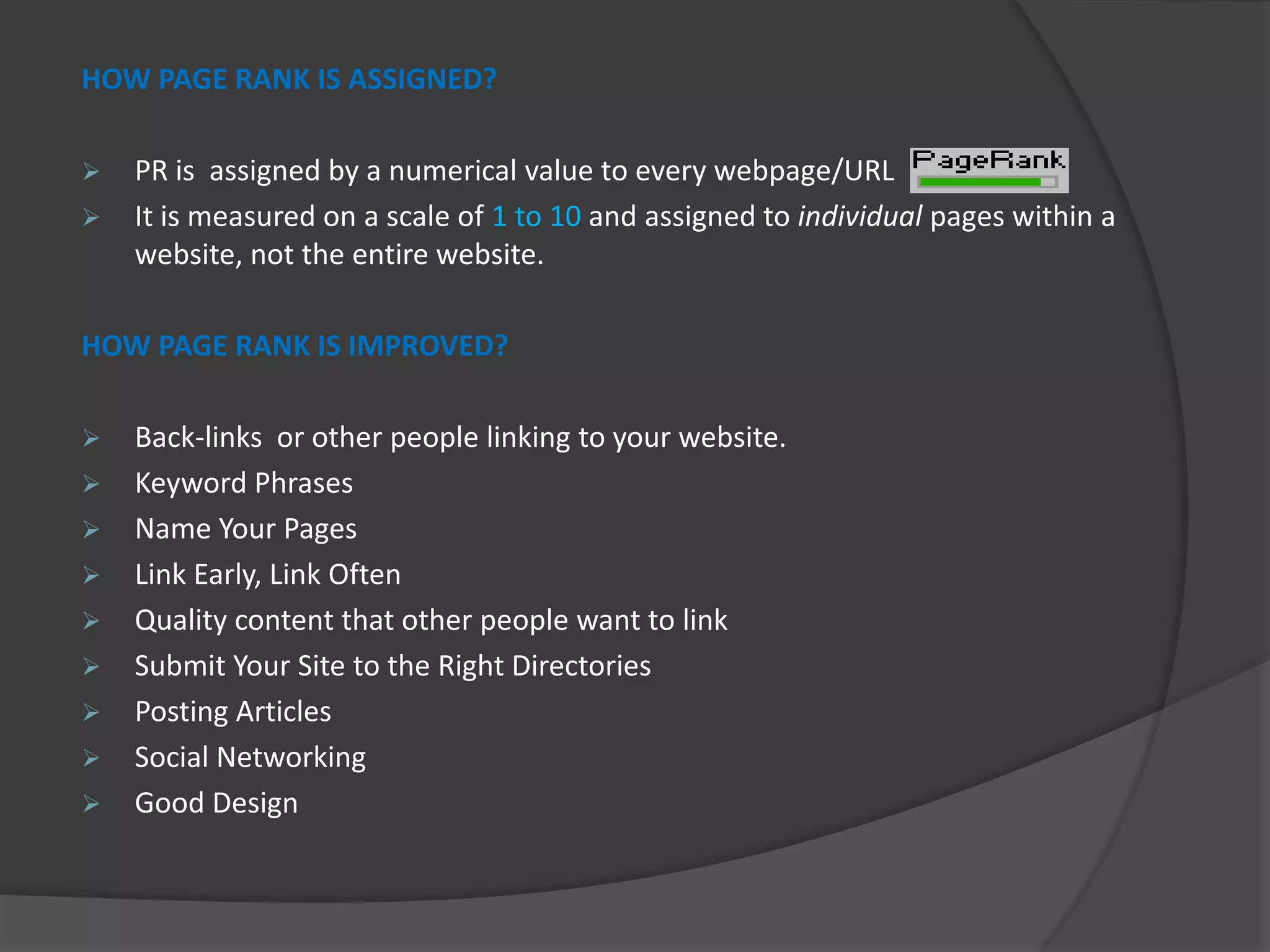 Aim: To create a search engine that could outperform the existing search engines at that time.  